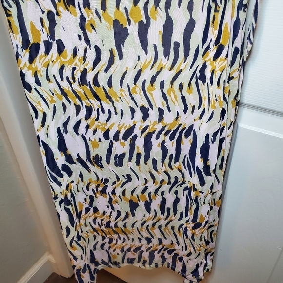 House Of Harlow 1960 Women’s Sleeveless Side Cutout Ruched Maxi Dress L - Picture 5 of 11